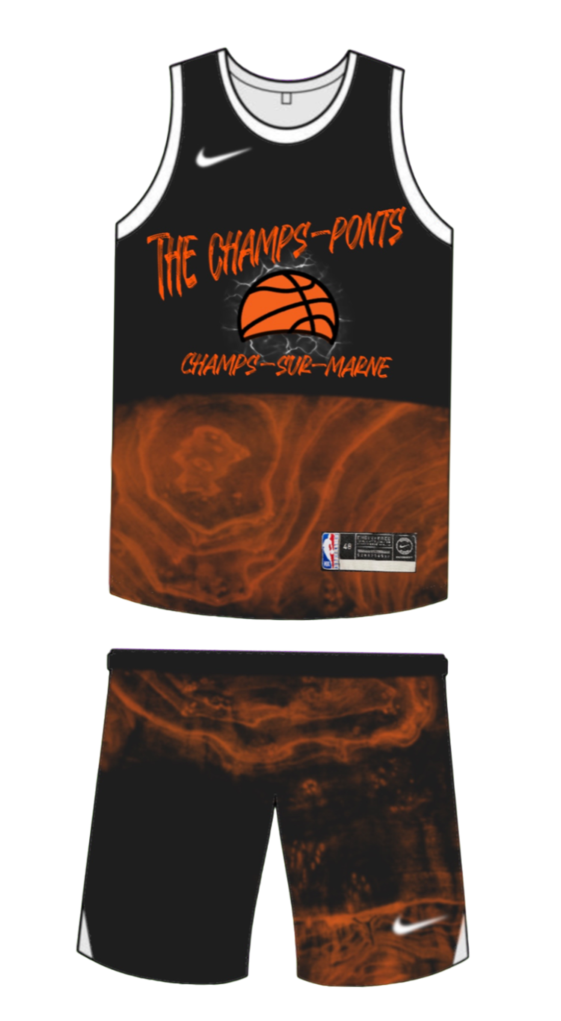 Champs Ponts away shirt